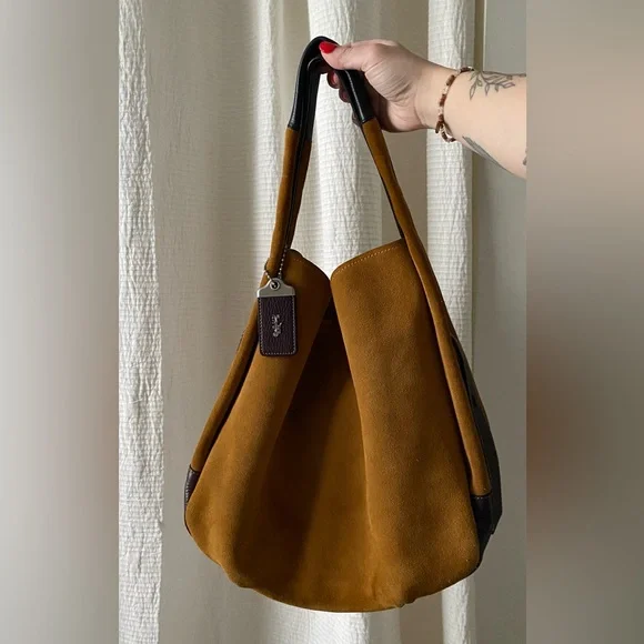 Coach 1941 Bandit Hobo 39 Shoulder Bag in Oak Suede - Picture 4 of 14